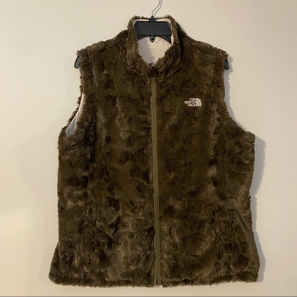 Reversible North Face Fur Vest